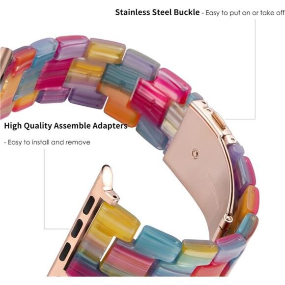 NEW Colorful Luxury Fashion Apple Watch Band main image 3